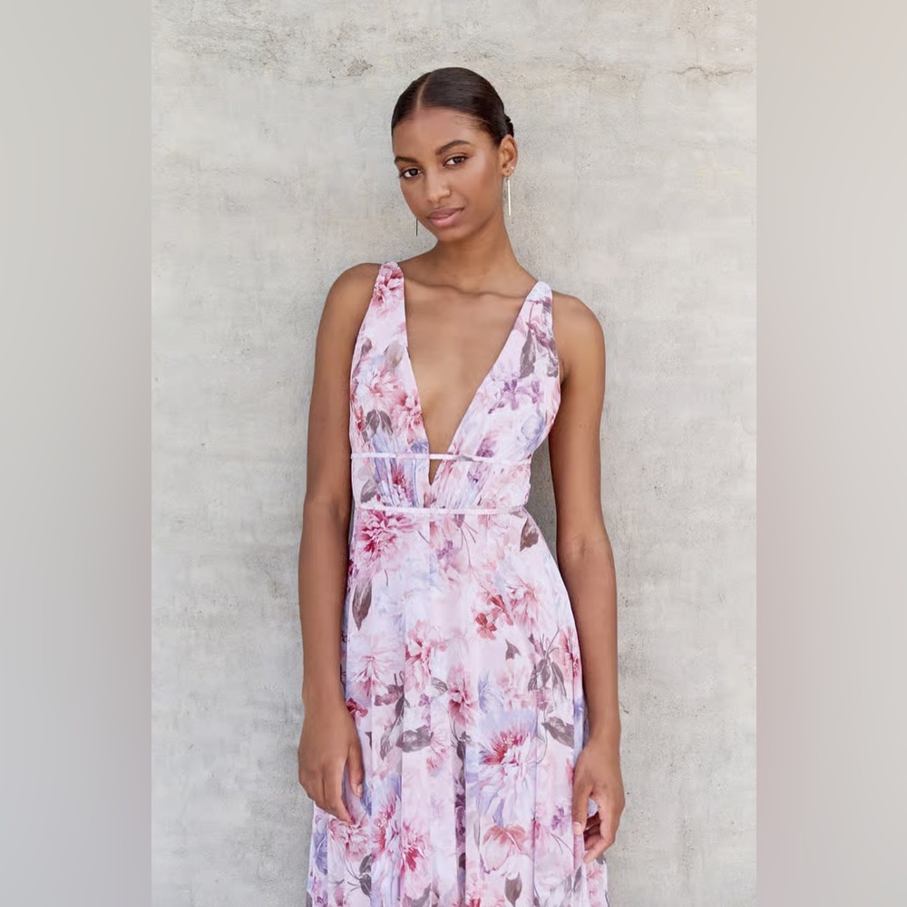 Jenny Yoo Essex Floral Dress